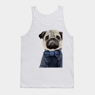 Pug in a suite Tank Top